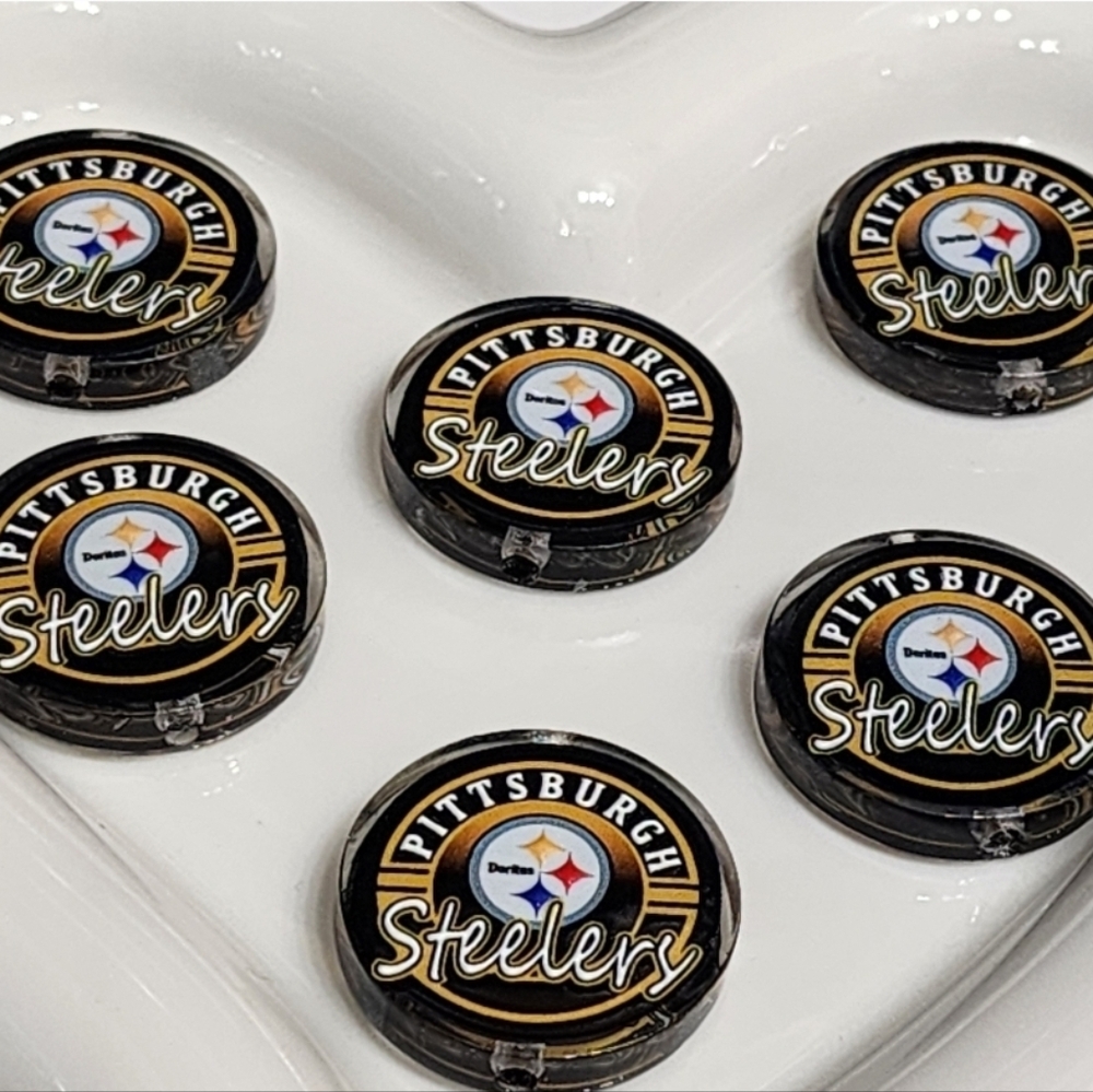 Football Focal Beads Acrylic‎ 2 Pcs Jewelry Making Keychain Crafts Beaded Pen